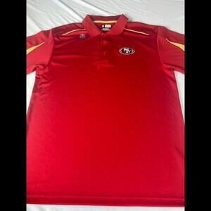 Nike NFL San Francisco 49ers On-Field Dri Fit Polo Sz Large